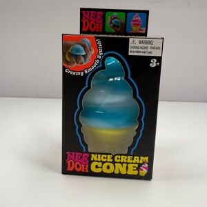 NeeDoh nice ice cream cone blue